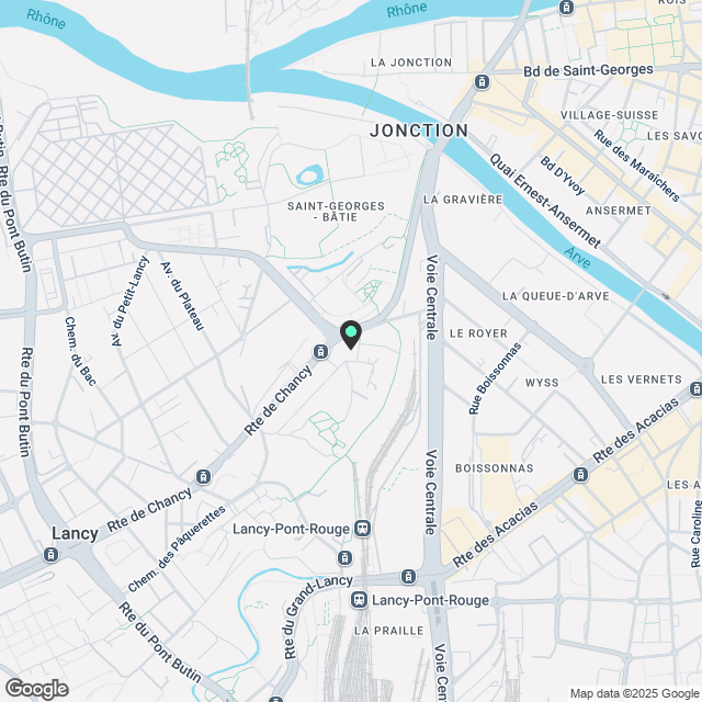 City Pop Geneva – Surville: Modern Living with Flexibility and Comfort - Karte