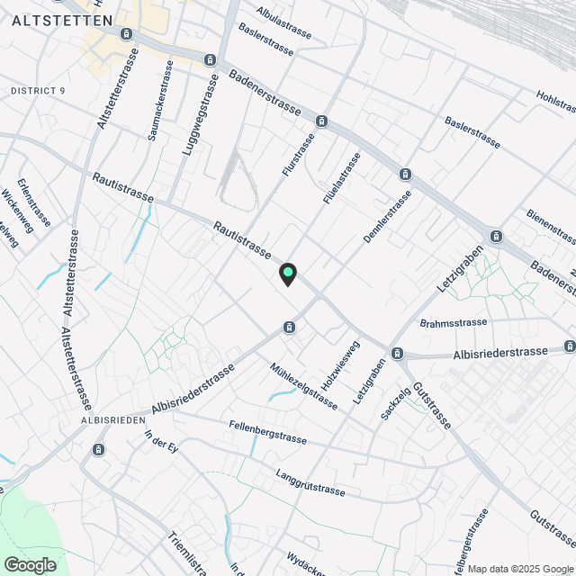 Erstvermietung: Urbane Wohnung im 1. OG mit grosszügigem Grundriss in Albisrieden - Karte