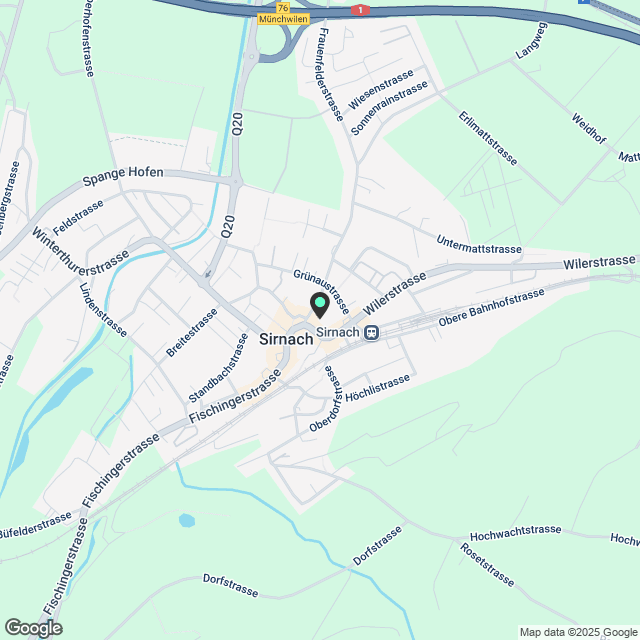 Stilvolle 3.5-Zimmer-Wohnung mit Ausblick ins Grüne - Karte