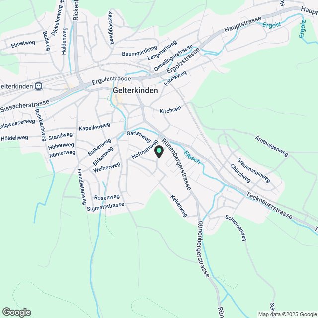4 ½ Zimmer-Wohnung in Gelterkinden mieten - Karte
