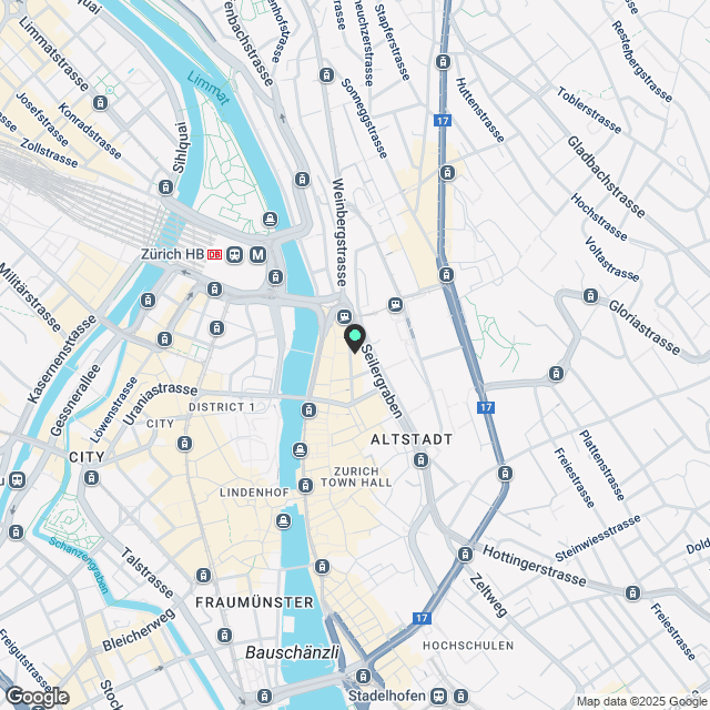 Erstvermietung - Stilvoll wohnen im Herzen von Zürich - Karte