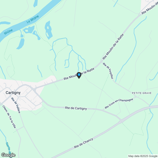 CHANTIER OUVERT - PETITE GRAVE, CARTIGNY - Karte