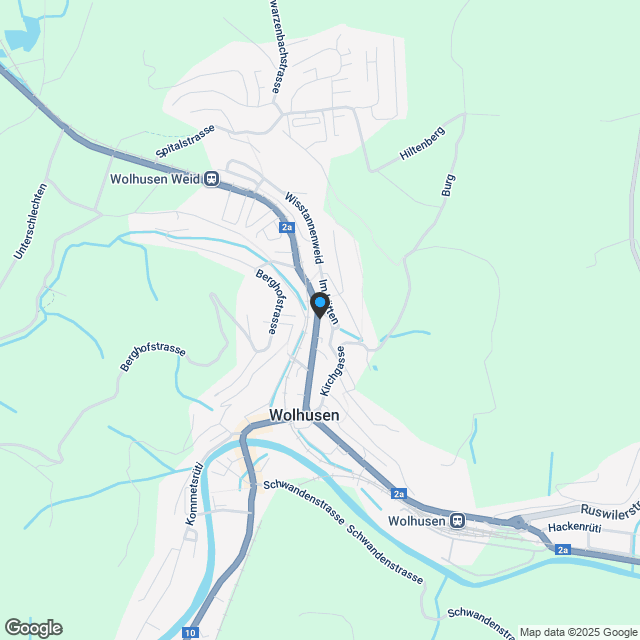 Zentral Wohnen in Wolhusen - Karte