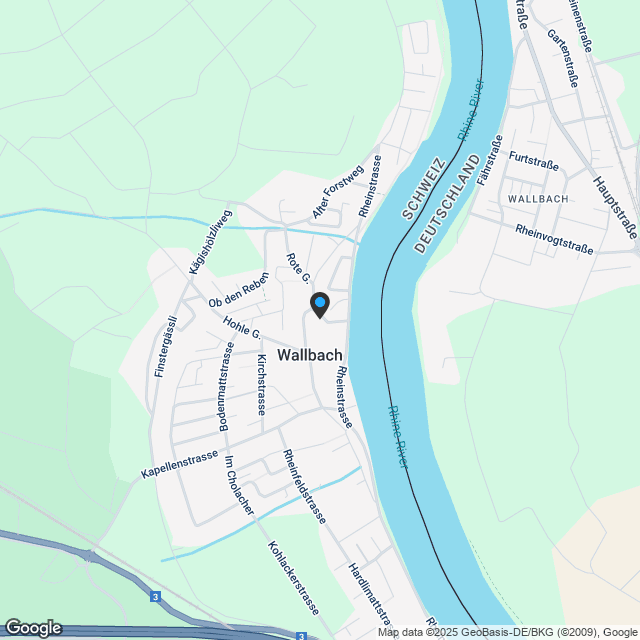 Wohnen mit Rheinblick – zentral und ruhig / Rhine view living – central and peaceful - Karte