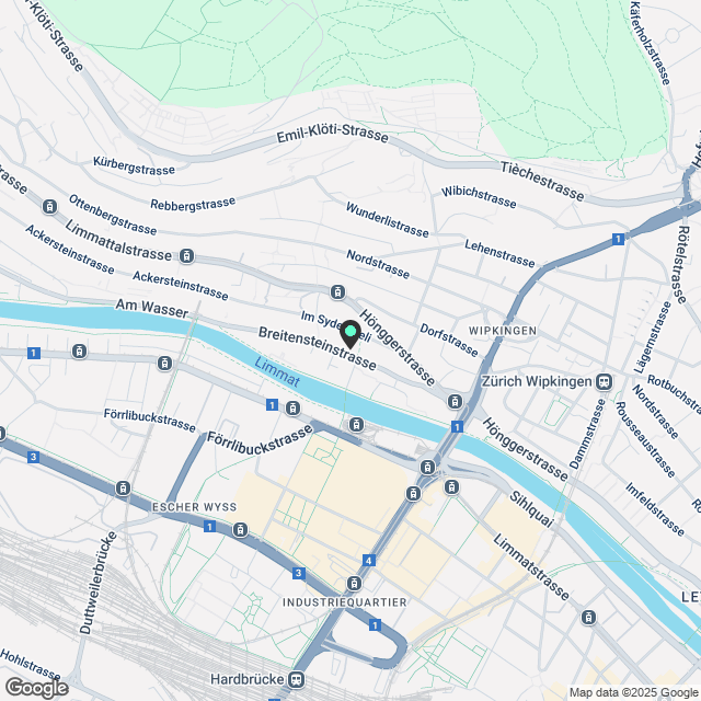 Urbanes Wohnen bei der Limmat! - Karte