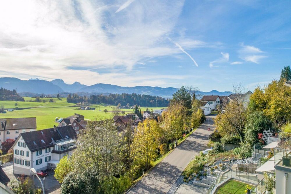 4.5 Zimmer-Neubau Eigentumswohnung (W1) - Aussicht Richtung Südwest