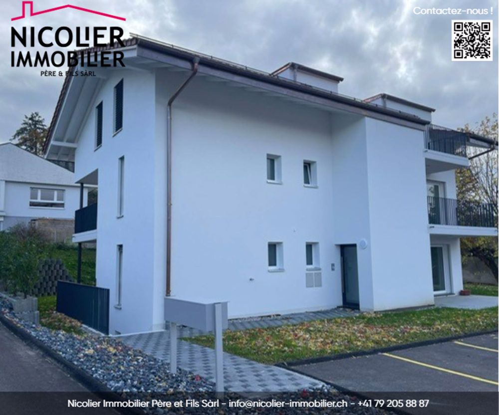 Zu verkaufen 3.5-Zimmer-Dachwohnung in Montagny-la-Ville (FR) - Bild 1