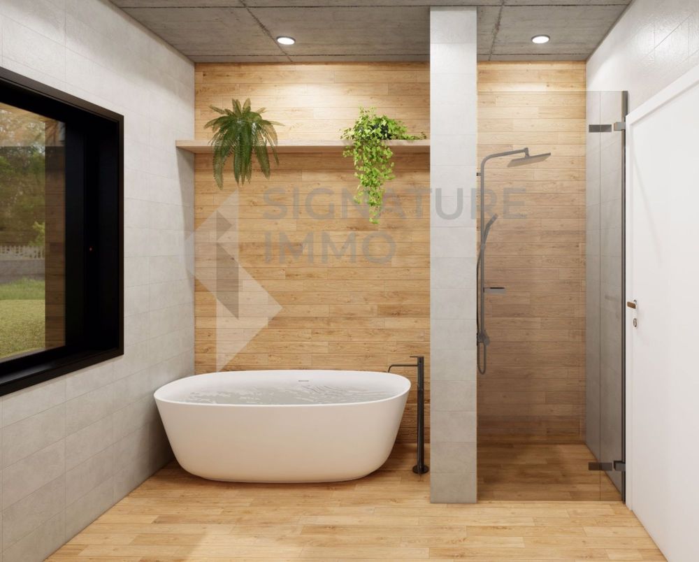 Eleganz und Modernität - 4,5 Zimmer mit Balkon im 1. Stock - Salle d'eau