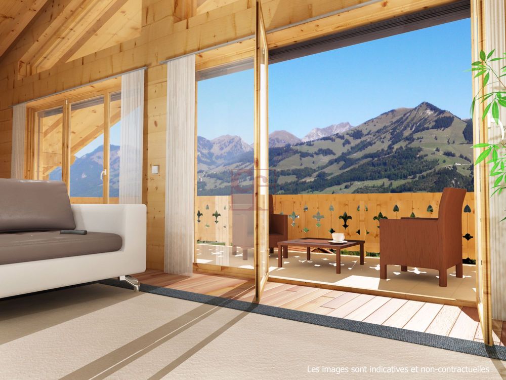 Das Chalet in Les Sciernes-d'Albeuve auf dem Plan - Vue imprenable depuis le balcon