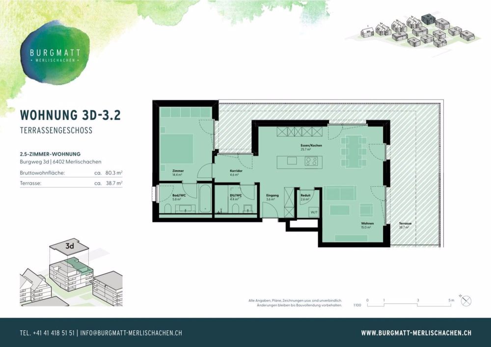 2 ½ Zimmer-Wohnung in Merlischachen kaufen - Bild 5