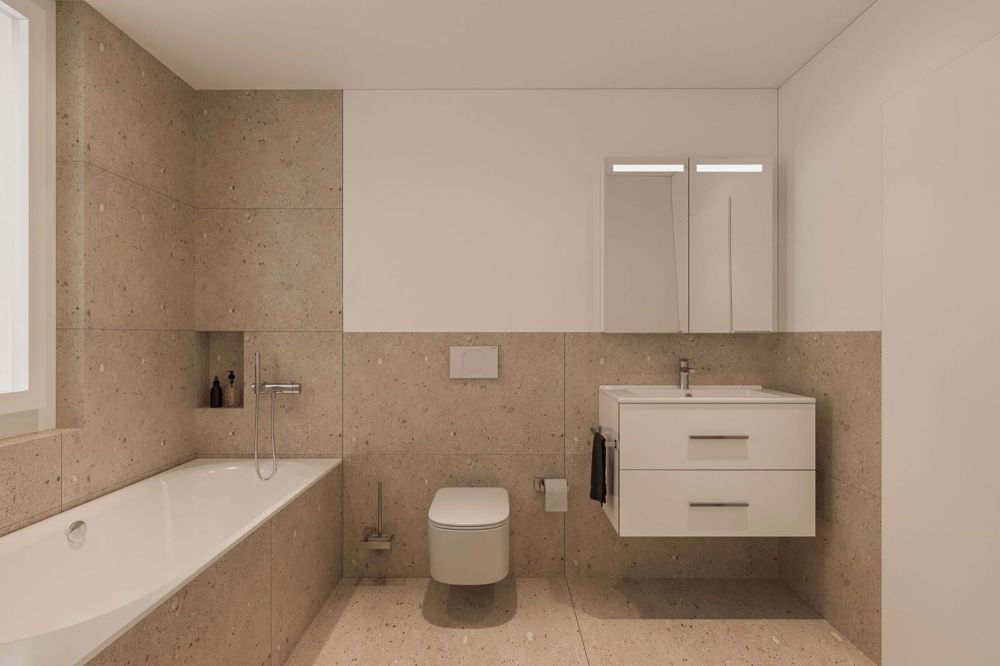 Wohlfühlen mit Minergie P - Bad/WC