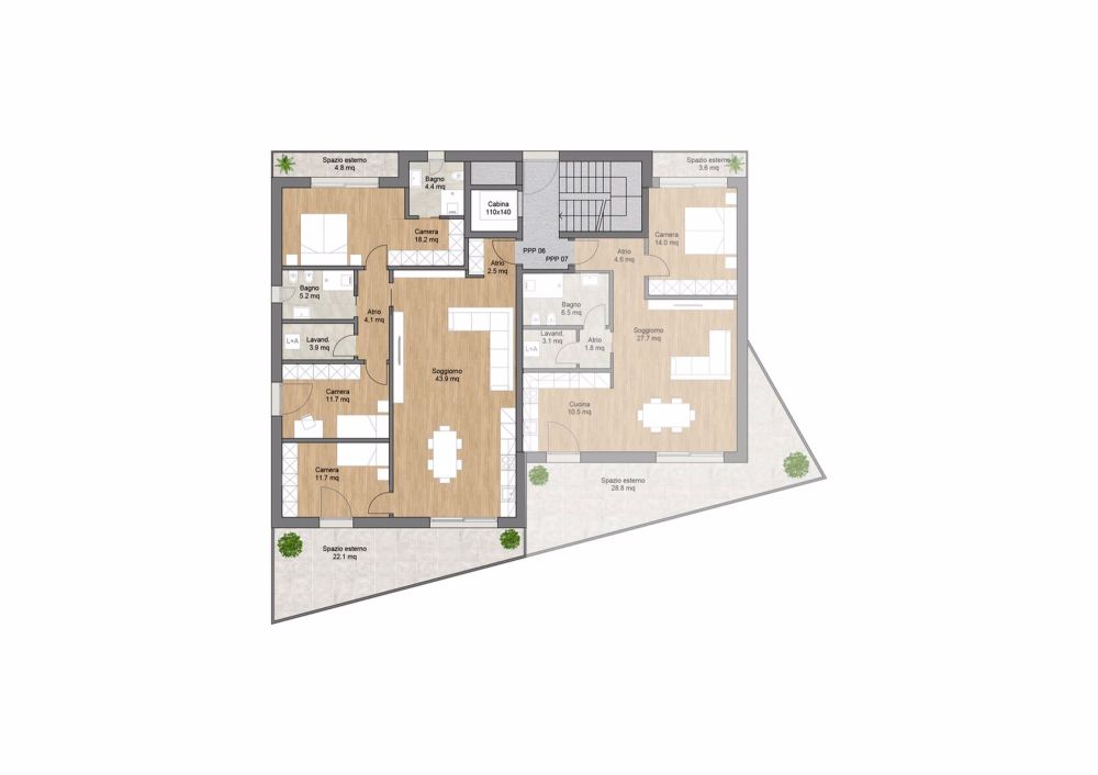 Savosa – Elegantes 4.5-Zimmer-Wohnung mit Terrasse in der Residenz Vesta - Bild 3