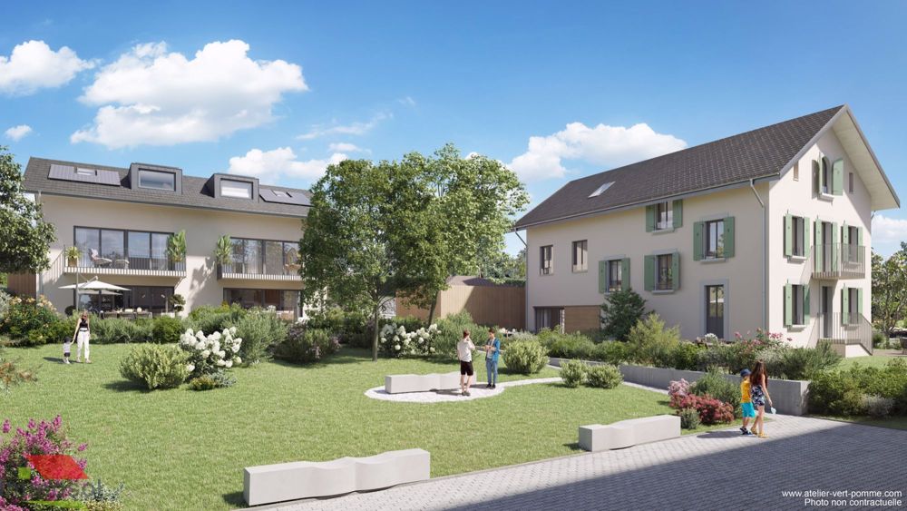 Crissier - Maison Jumelle de 4.5 Pièces avec Jardin - Crissier | Maison Jumelle F1 | Perspective