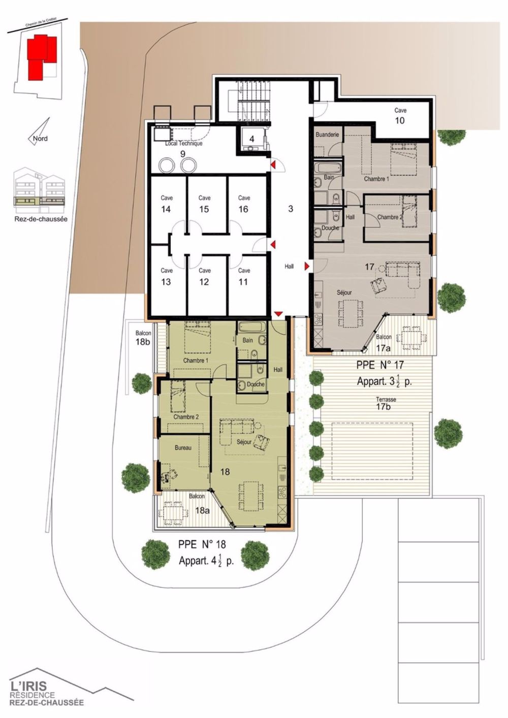Nouveauté - Centre de Savièse - Rez-de-chaussée