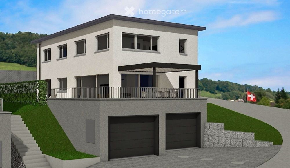 Modernes Einfamilienhaus mit Aussicht - Bild 1