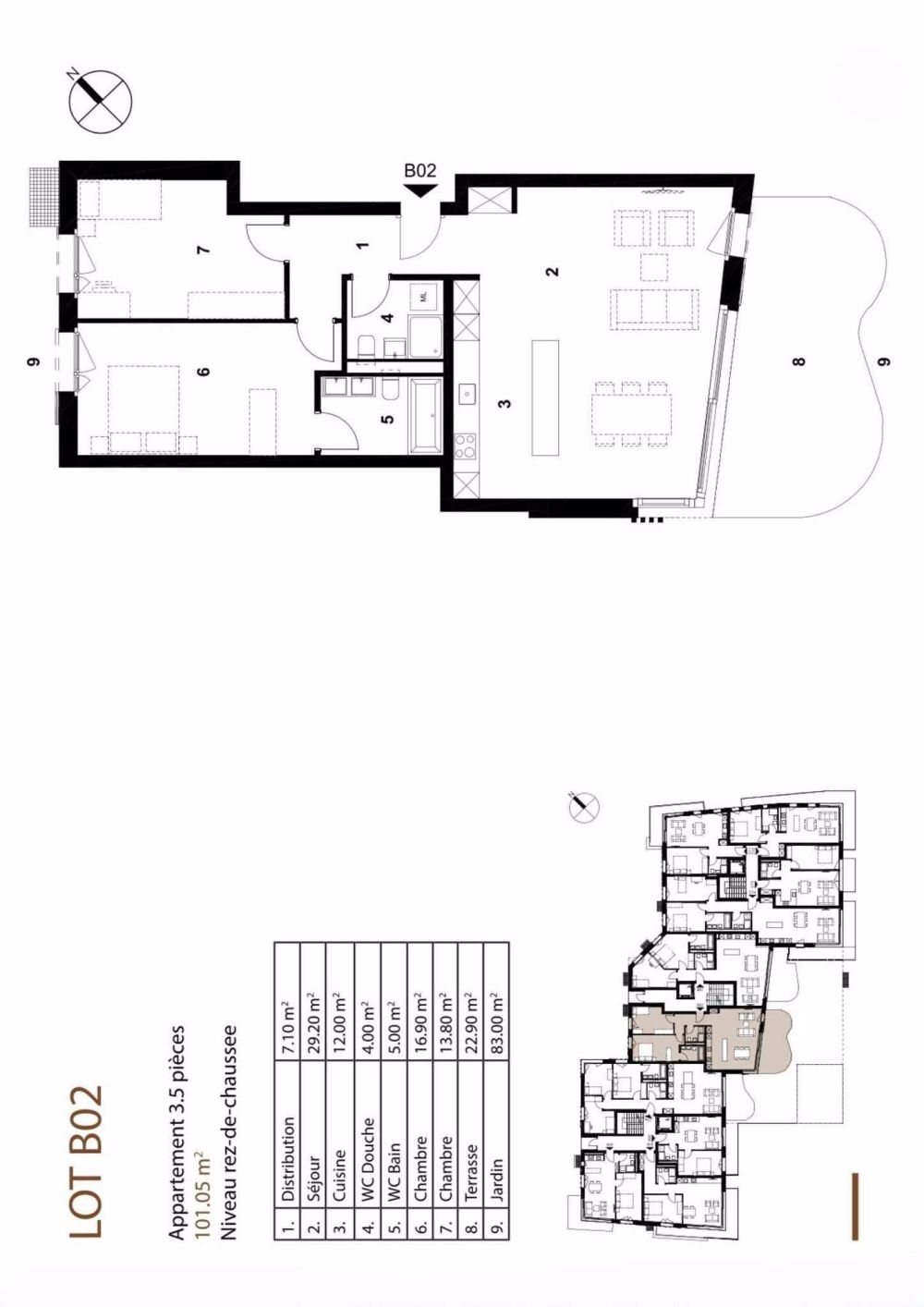 Wohnung mit 3.5 Zimmern - Bild 9
