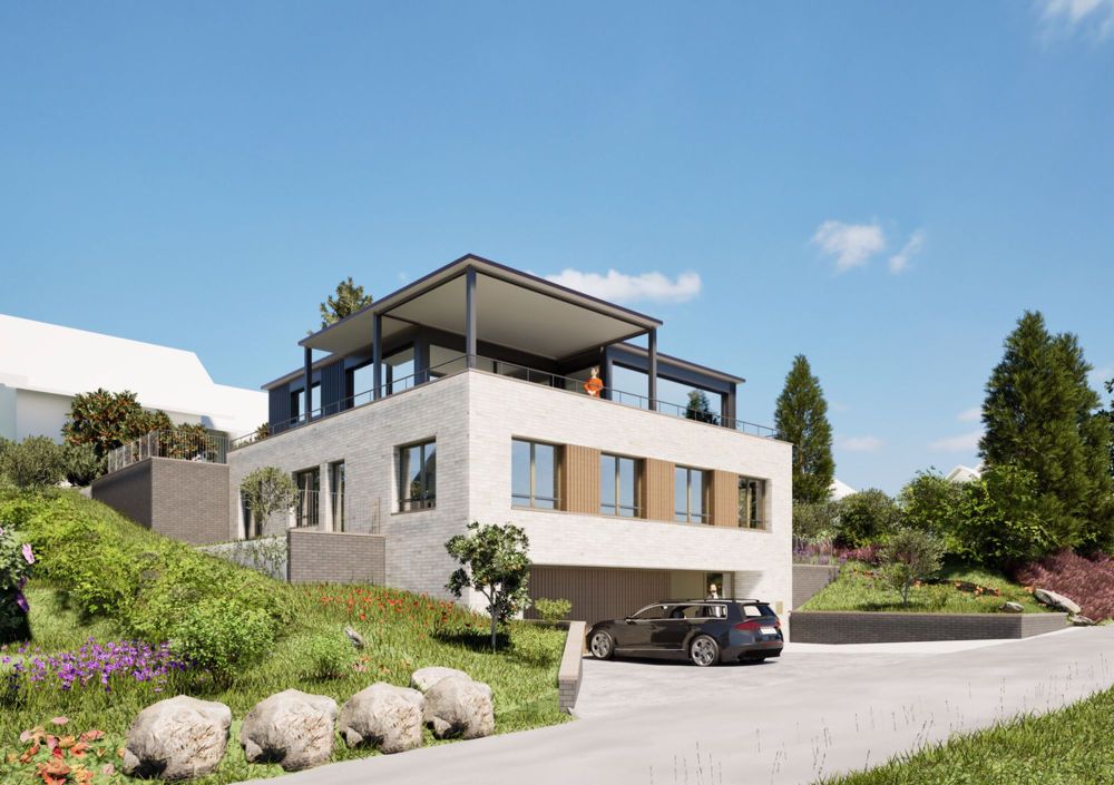 Villa Panorama, Ihr Traumhaus mit Blick bis in die Alpen - Bild 1