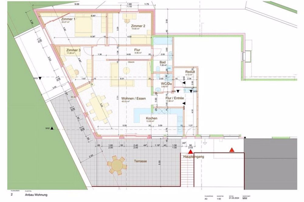 Projekt 4.5 oder 5.5. Zimmer- Neubauwohnung bezugsbereit Oktober 2025 - Bild 3