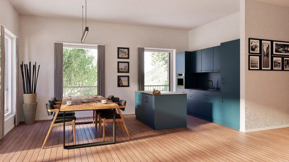 Neubau 4.5-Zimmerwohnung Nr.?5 auf zwei Ebenen mit Terrasse, Veranda und Garten - Schönbühl 360° Wilderswil - Bild 7