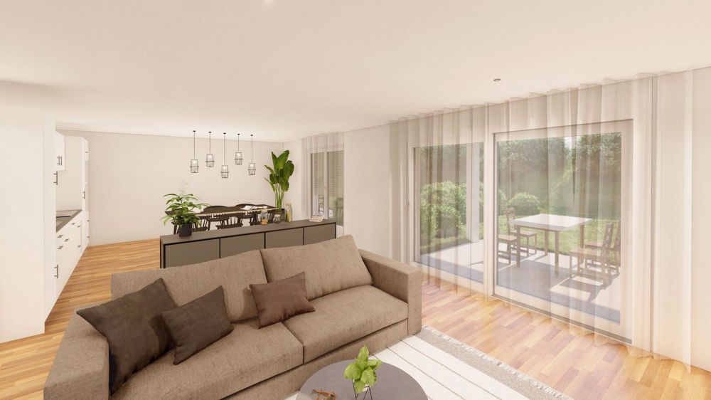 Moderne 3.5-Zimmer-Neubau-Wohnung in ruhiger Lage von Bleienbach - Bild 1