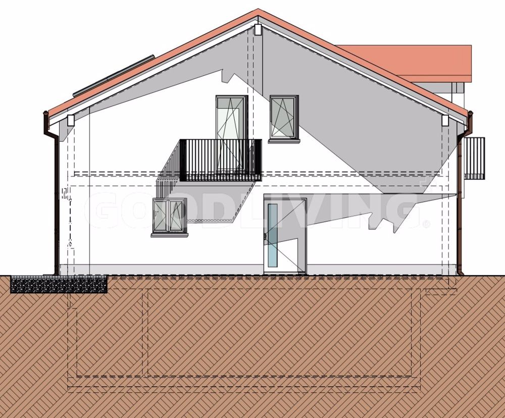 Einmalige Chance an Idyllischer Lage: Bewilligtes Neubauprojekt HAUS A für die ganze Familie - Nord-West Ansicht