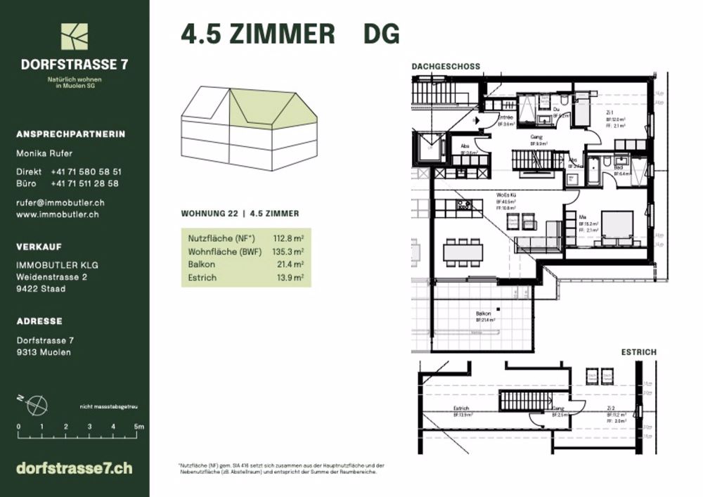 Geniale Dachwohnung mit schönem Weitblick - Bild 4