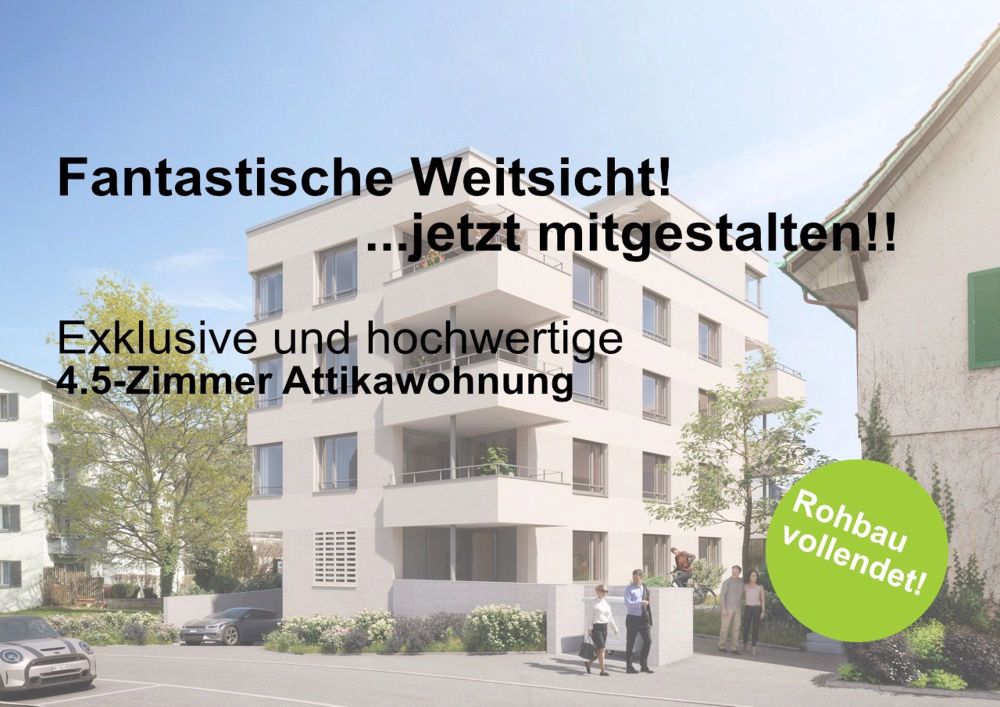 Traumwohnung mitgestalten: Exklusive Attikawohnung an ruhiger und zentraler Lage - Bild 1