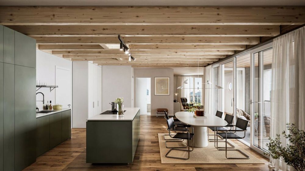 zwei 4,5-Zimmer Eigentumswohnungen, Neubauprojekt Läbe uf dr Fure in Schliern bei Köniz - zwei 4,5-Zimmer Eigentumswohnungen, Neubauprojekt Läbe uf dr Fure in Schliern bei Köniz