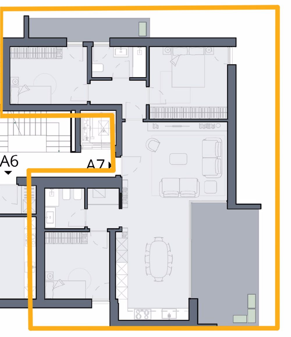 BELLINZONA - NEUES 4.5-ZIMMER-WOHNUNG MIT GROßER TERRASSE - Bild 7