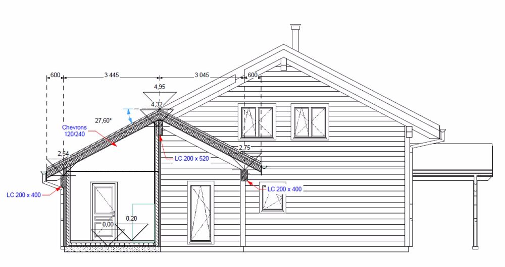Maison moderne en madrier thermo-chauffé, avec garage, terrasse et jardin - Bild 9