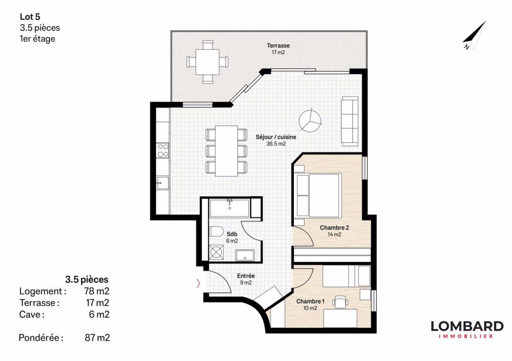 ***RESERVIERT*** Neues 3.5-Zimmer-Apartment im 1. Stock - Bild 6