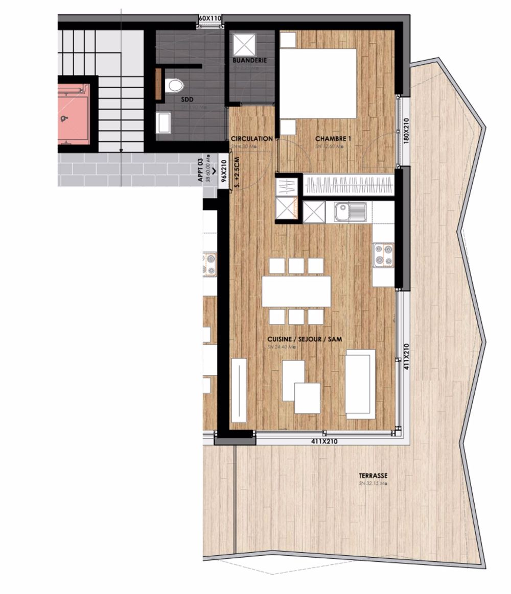 Schönes 2.5-Zimmer-Apartment im Bau, ideal in Leytron/VS gelegen - Bild 5