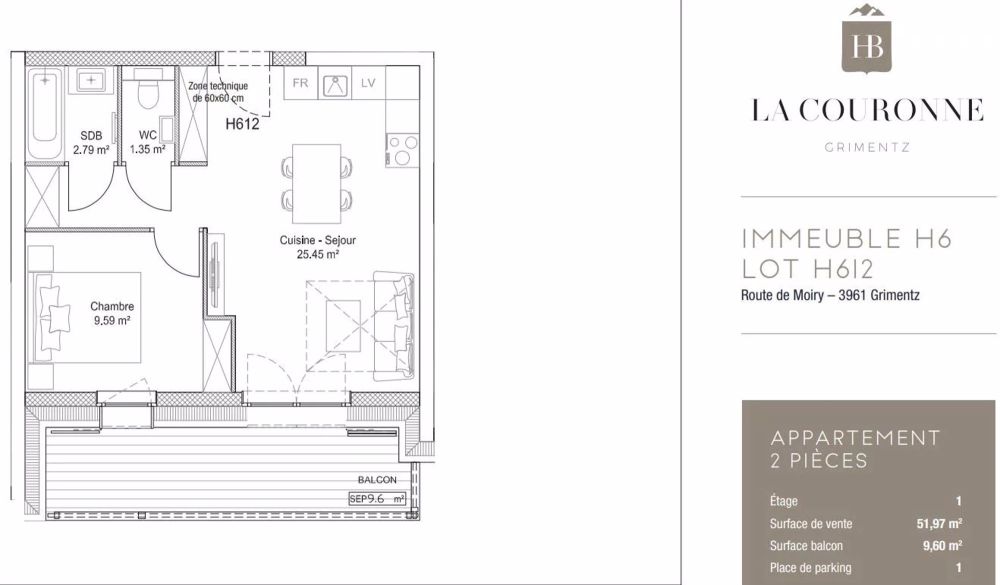 Appartement 612 - La Couronne - Bild 7