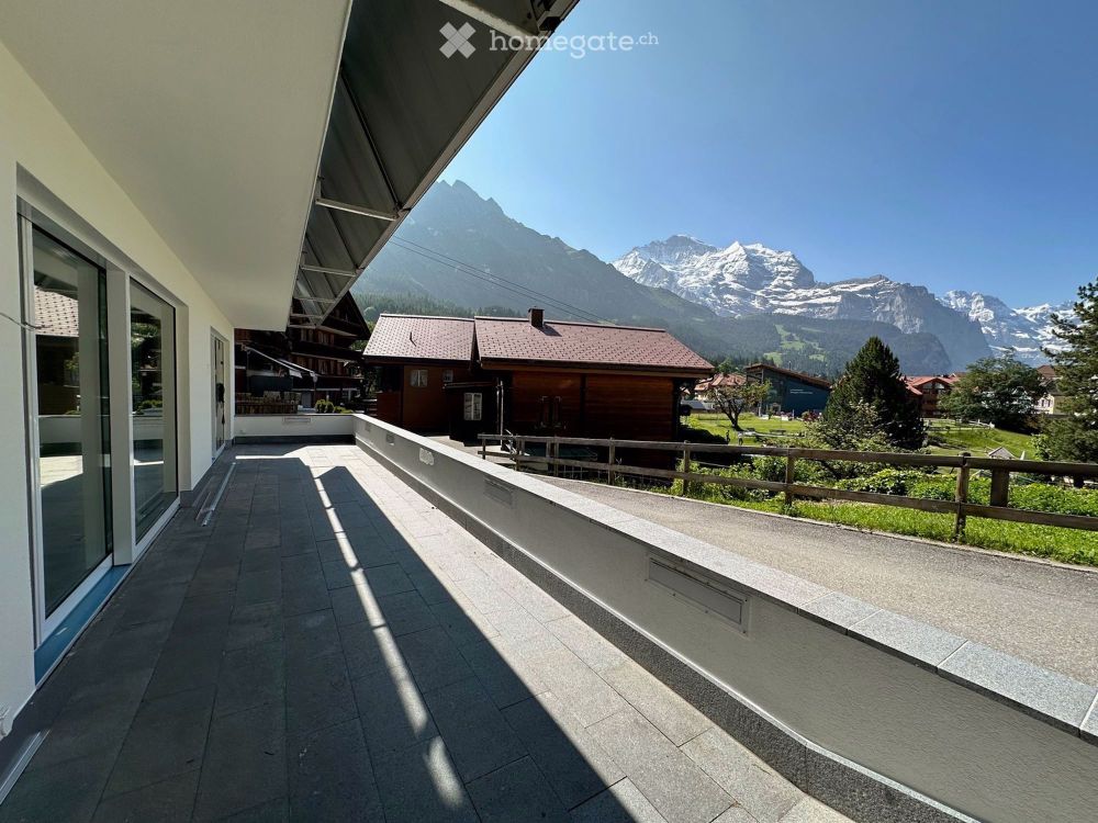 Traumhafte 3.5-Zimmer-Wohnung mit grosszügigem Studio in Wengen mit atemberaubendem Bergblick - Bild 1