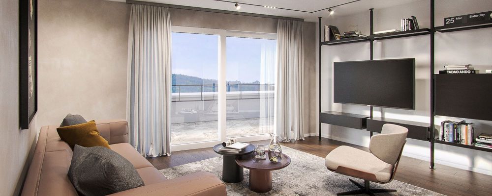 Attique neuf de 4.5 pces de 123 m2 - terrasse de 120 m2 Lot B10 | dreamo.ch - Bild 1