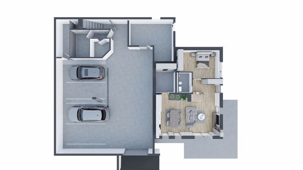 NEUBAU 4x zusammengebauten EWH - Haus B - 02 (zur Verfügung) - Bild 12