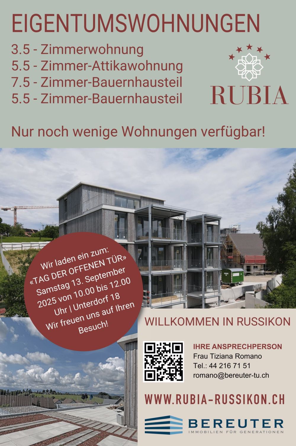 Letzte Chance auf Ihr Traum-Zuhause in RUBIA Russikon! - Bild 1