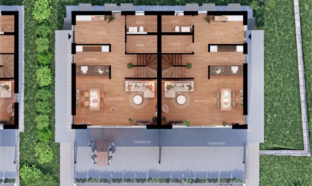 Neubauprojekt Exklusives Doppeleinfamilienhaus – Flexibel, Modern & Perfekt für Familien - Bild 12