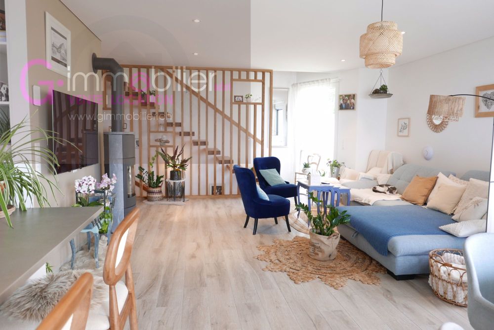 À vendre - Villa moderne et élégante de 5.5 pièces - Monthey- Choëx - salon
