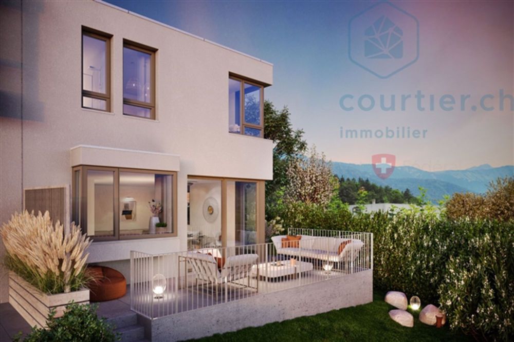 Teilansicht der Berge vom Garten, neue Villa, Übergabe Ende 2025 - Bild 6