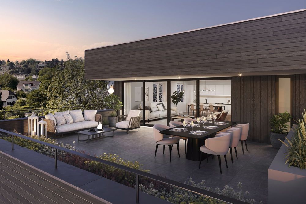 Duplex-Penthouse mit 5.5 Zimmern Verkauf auf Plan - Bild 1