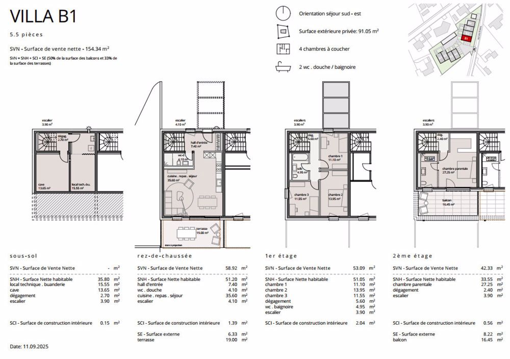 Neue Vermarktung von 8 Villen in Cottens - Bild 8