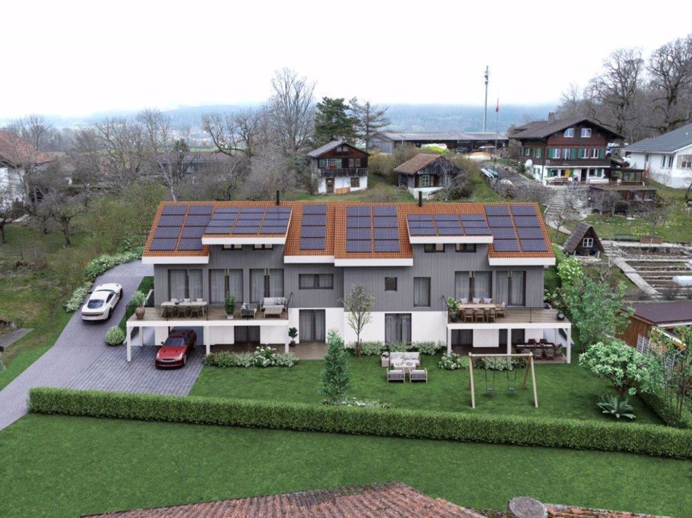 Maison Jumelée neuve de 5.5 pièces à Prêles, idéale pour une famille. - Bild 2