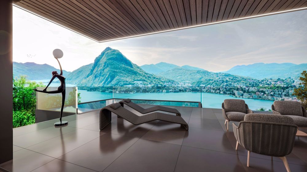 Villa Panoramica ad Aldesago Progetto innovativo unico nel suo genere | dreamo.ch - Bild 1