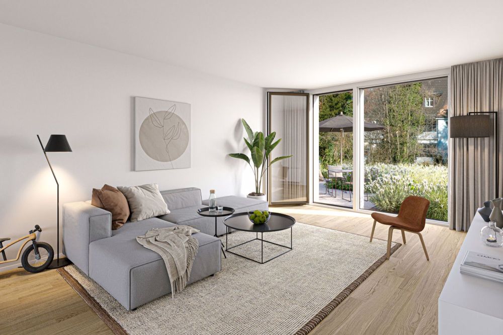 Neubau - Attraktive und moderne 3 1/2-Zimmer-Gartenwohnung im Zentrum von Sissach - Bild 1