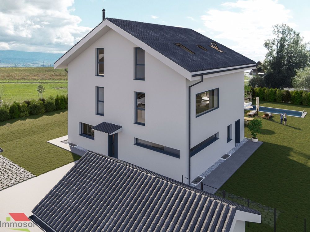 Le Mont - Attique Neuf 5.5 pièces avec Jardin Privé - Immosol | Le Mont | Entrée