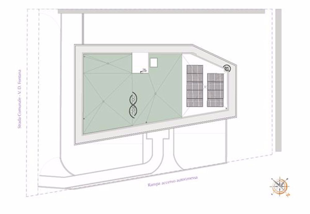 Lugano: 3.5-Zimmer-Wohnung - Planimetria