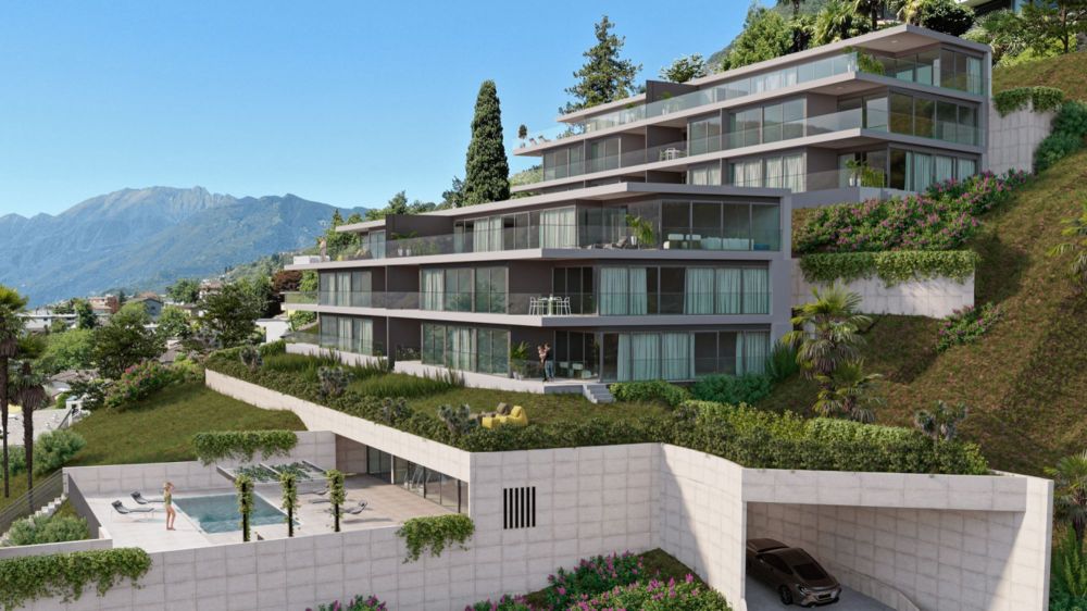 Magnifico 3.5 locali da sogno? No, pure realta! Con vista lago, wellness e piscina - Bild 7