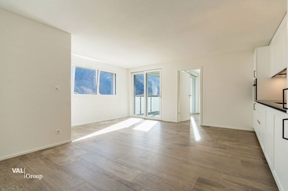 Ein modernes Wohnkonzept in diesem hellen 4.5-Zimmer-Wohnung mit Balkon - Bild 1