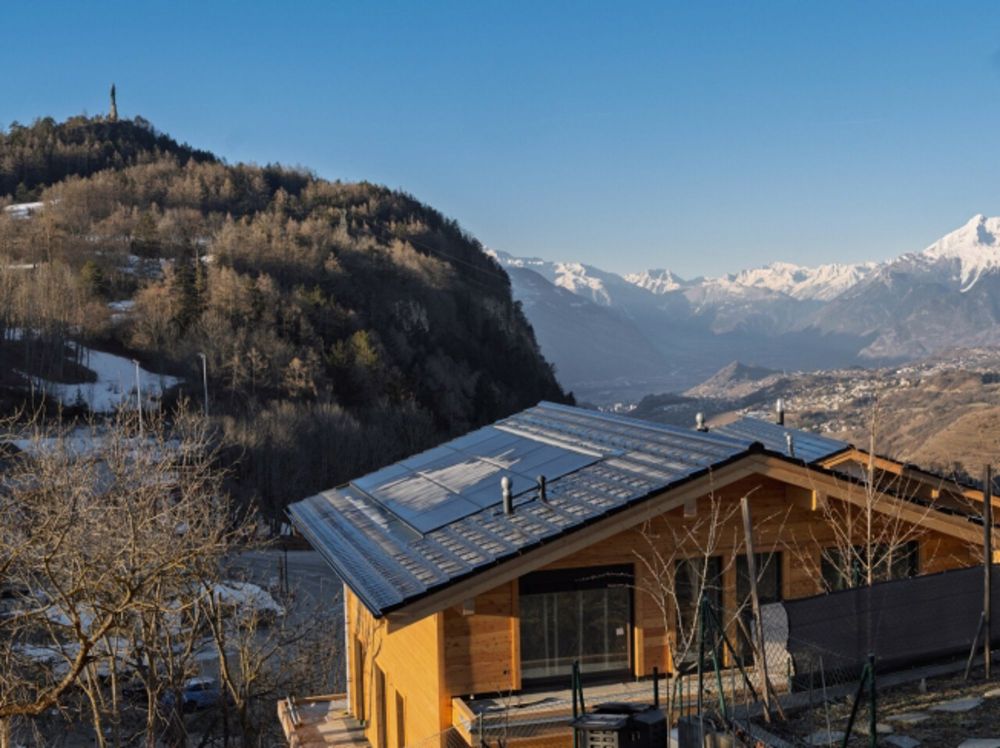 Un havre contemporain face aux Alpes - Chalet neuf 5 chambres à Lens - Bild 4